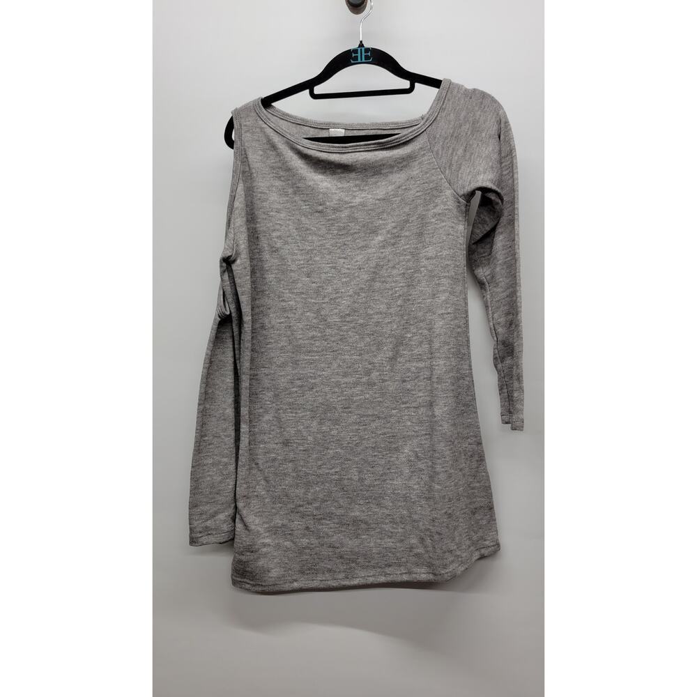 GO COUTURE Cold Shoulder Long Sleeve Top Small